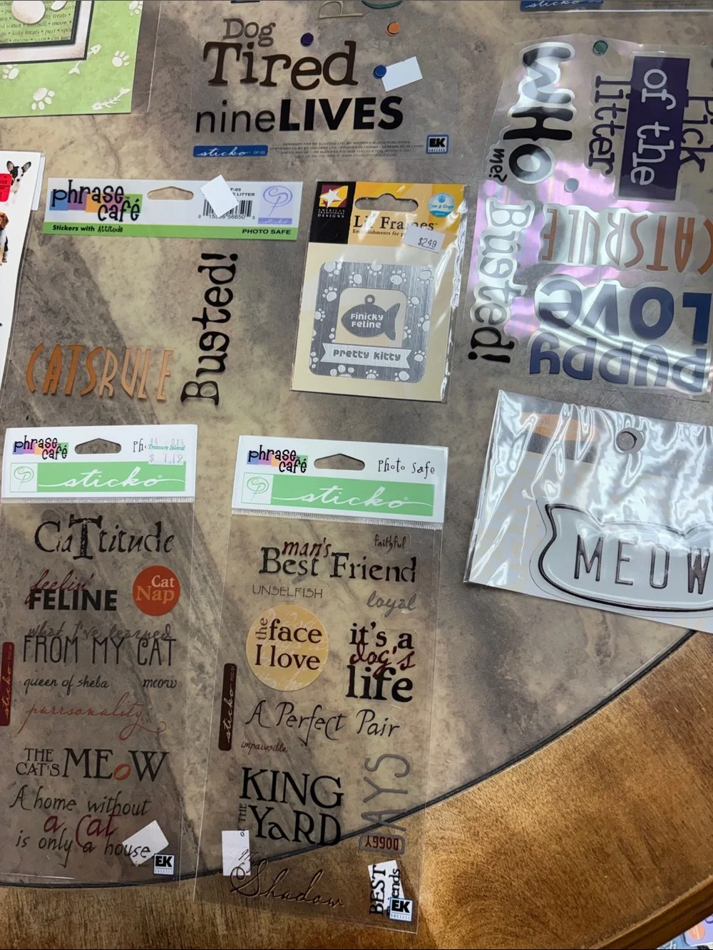 Scrapbooking Assorted Pet-Themed Stickers - Multi Color lot 41